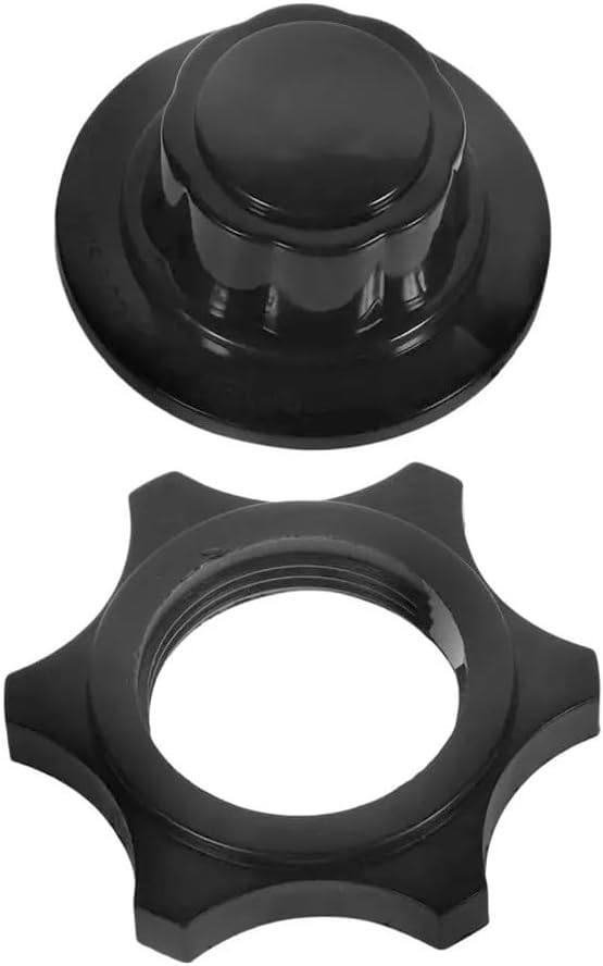 Electric Fan Nut Covers and Fixed Nuts Set – 4-Pack Plastic Fan Replacement Parts for Ceiling, Box & Oscillating Fans, 50x50x22mm Cover + 59mm OD Nut - Image 3