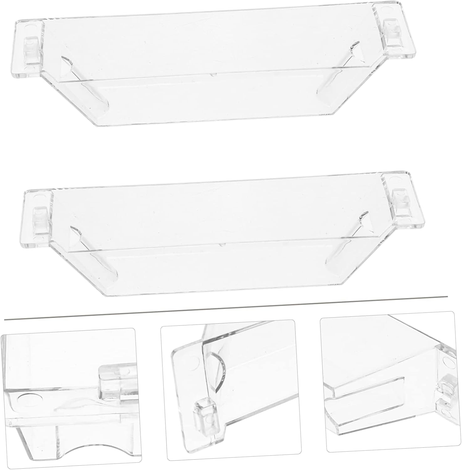 Uonlytech 2pcs Oil Collecting Cup Plastic Oil Bowl with Screw Interchangeable Replacement for Kitchen Grease Fan - Image 6