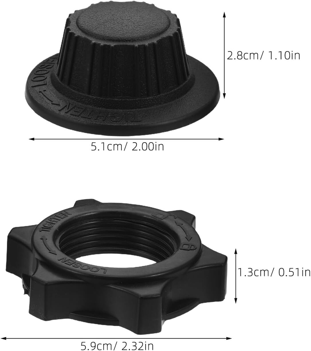 2pcs Fan Nut Covers Replacement Parts for Standing Pedestal and Floor Fans Plastic Screw Fixing - Image 2