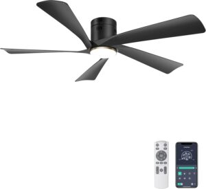 Ohniyou 52 Inch Ceiling Fan with Li...