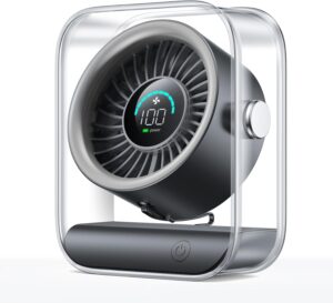 Rechargeable USB Desk Fan, Quiet Ta...