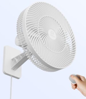12″ Wall Mounted Fan with Rem...