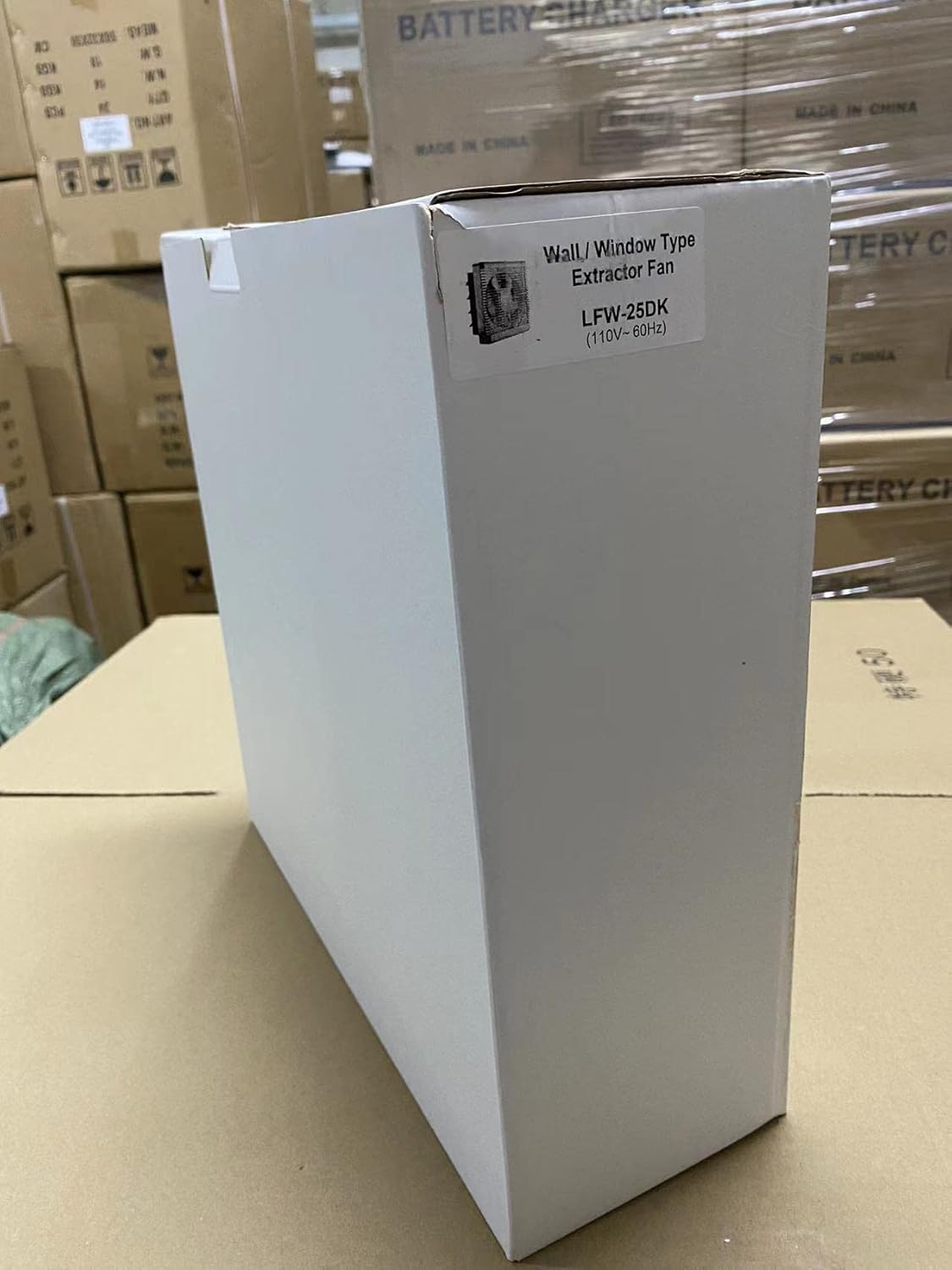 SAILFLO Exhaust Shutter Fan 10 Inch 470 CFM Large Airflow 2 Direction Reversible Airflow Wall Mounted Ventilation Blower for Vents Attic Kitchen Bathroom Basement 10" Propeller - 14"×14" Panel - Image 8