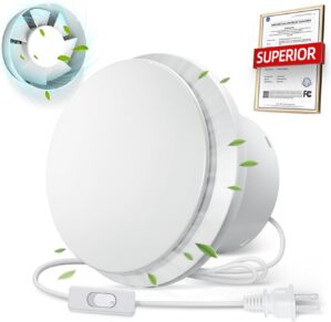 4 Inch Bathroom Exhaust Fan with Sw...