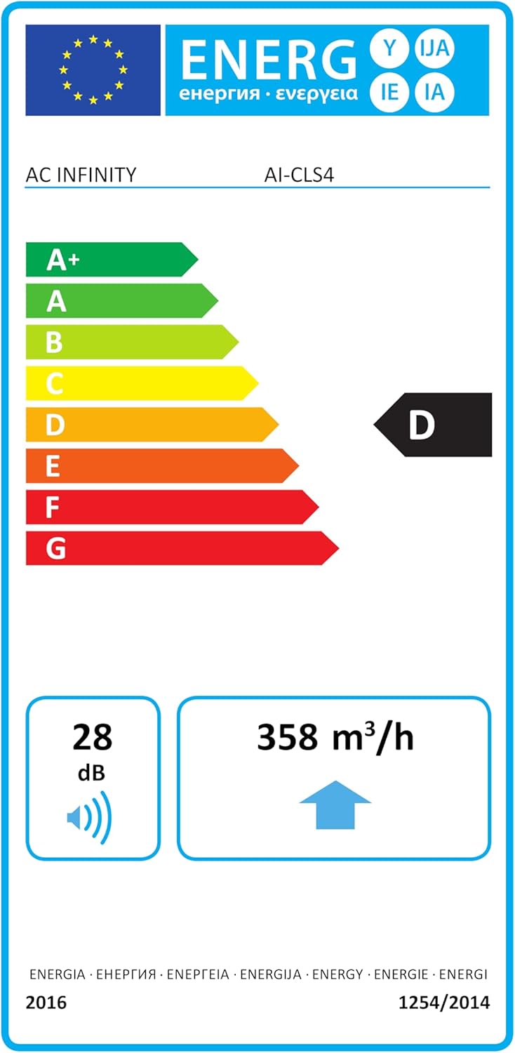 AC INFINITY CLOUDLINE S4, Quiet 4 In Inline Duct Fan with Speed Controller - Ventilation Exhaust Fan for Heating Cooling Booster, Grow Tents, Hydroponics - Image 8