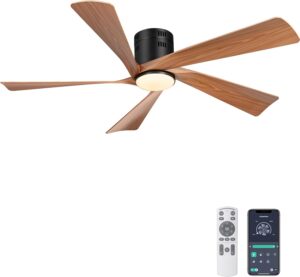 Ohniyou Low Profile Ceiling Fan wit...