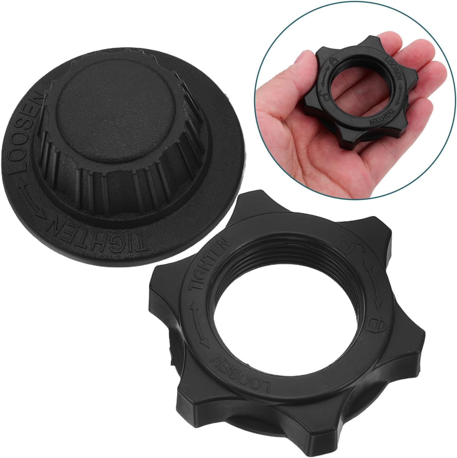 2pcs Fan Nut Covers Replacement Parts for Standing Pedestal and Floor Fans Plastic Screw Fixing - Image 8