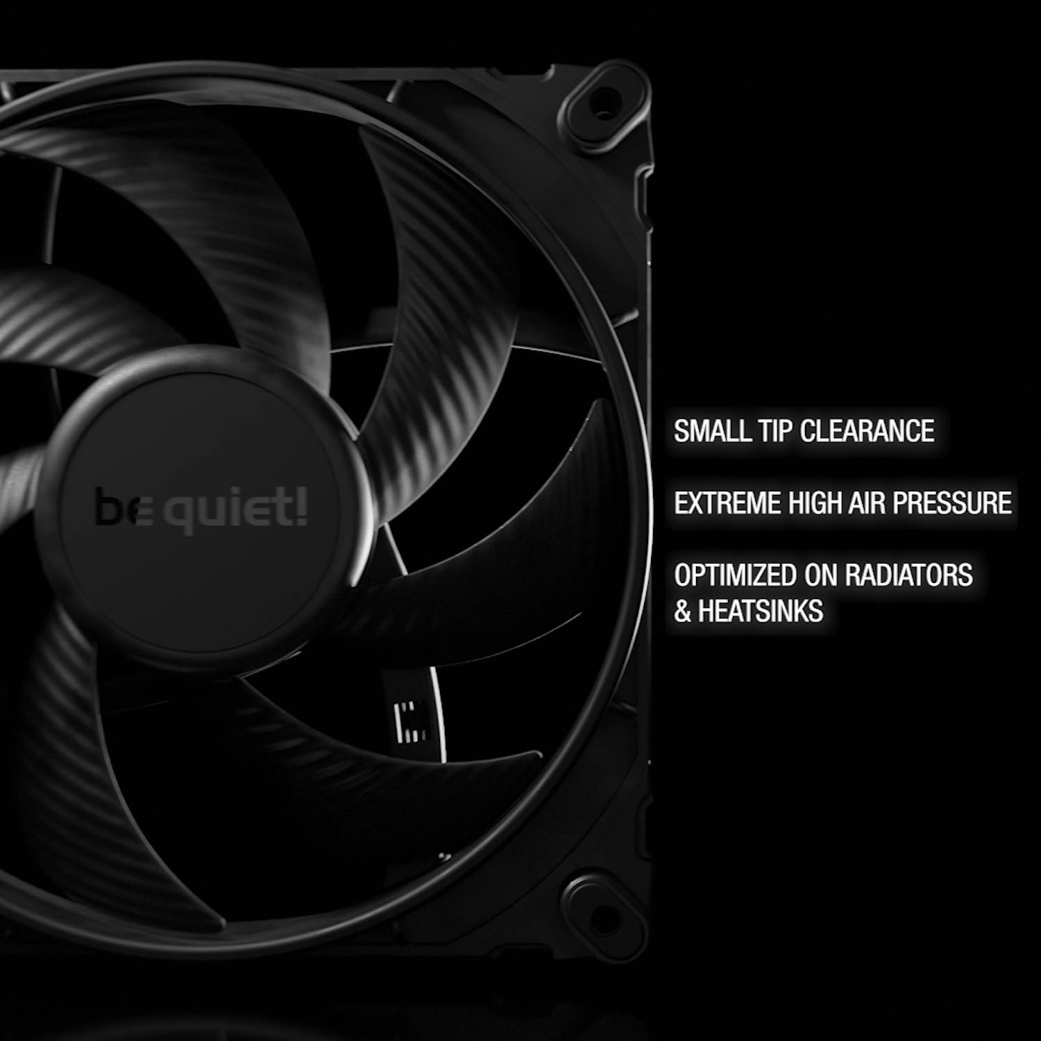 be Quiet! Silent Wings Pro 4 120mm PWM 3000 RPM Premium Low Noise Cooling Fan | 4-Pin | BL098 - Image 2