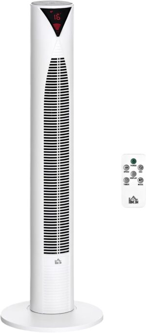 HOMCOM Freestanding Tower Fan Cooli...