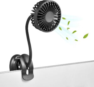 Clip on Fan with Power Bank –...