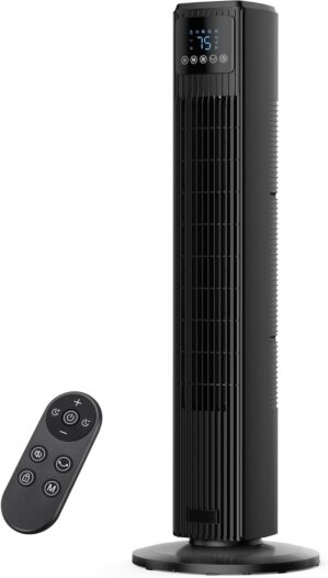 Tower Fan for Bedroom, Quiet Floor ...