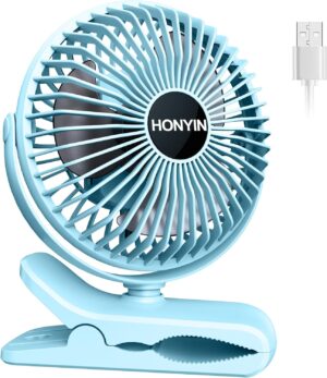 HONYIN Clip on Fan, 720° Rotation ...