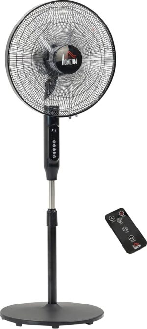 HOMCOM 16-Inch Pedestal Fan, Standi...
