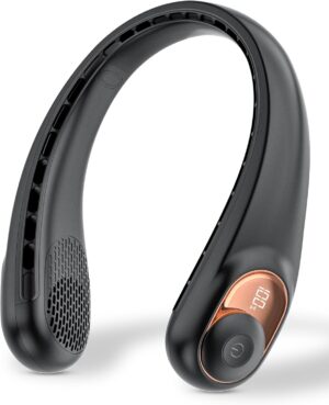 Portable Neck Fan with LED Display ...