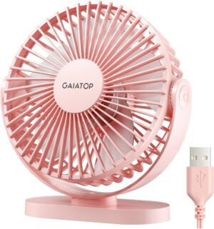 Gaiatop USB Desk Fan, 5.5 Inch Smal...