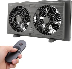 AUNMAS Twin Window Fan, Dual Direct...