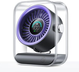 Rechargeable USB Desk Fan, Quiet Ta...