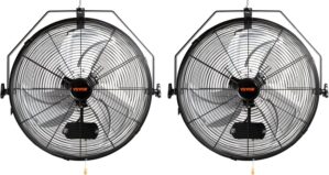 VEVOR Wall Mount Fan, 2 PCS 18 inch...