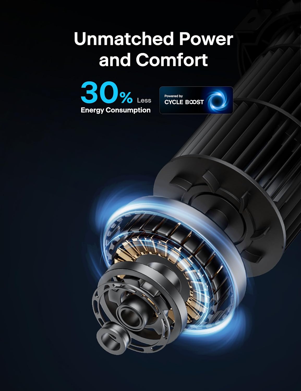 PELONIS Oscillating Tower Fan with Remote Control 40’’ Quiet Stand Up Fan with 3 Speed Settings and 3 Modes 15-Hour Timer LED Display for Bedroom Home Office Use, Black - Image 9