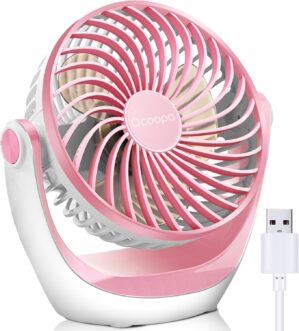 OCOOPA Small USB Desk Fan Table Fan...