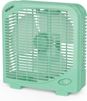 shinic 10″ Tabletop Box Fan f...