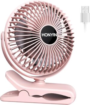 HONYIN Clip on Fan, 720° Rotation ...