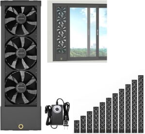 Adjustable Window Exhaust Fan, 14-5...