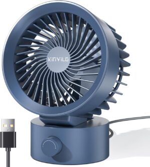 USB Desk Fan Small Quiet, Stepless ...