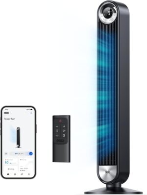 DREO 42″ Smart Tower Fans for...