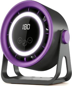 Desk Fan with Night Light–USB Rec...