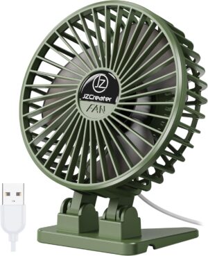 JZCreater USB Desk Fan, Mini Fan Po...
