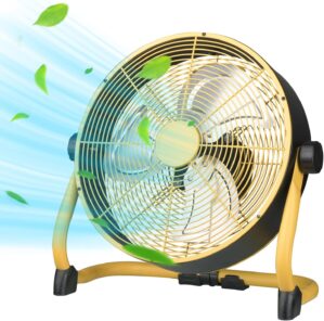 14 Inch High Velocity Floor Fan, He...