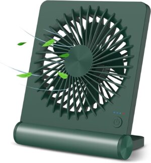 Small Desk Fan,Rechargeable USB Fan...