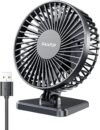 Gaiatop USB Desk Fan, Small But Pow...