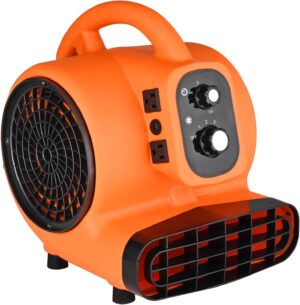 Portable Floor Blower, 1/4 HP, 1000...
