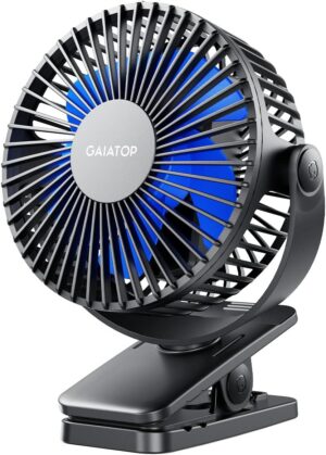 Gaiatop Portable Clip on Fan Batter...