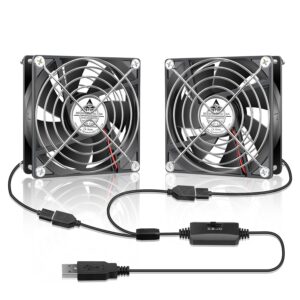 GDSTIME Small USB Cooling Fans,Dual...