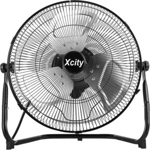 Xcity 12 Inch Industrial Floor Fan,...