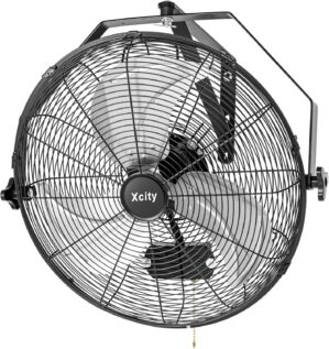 20″ Wall Mount Fan with Pull ...
