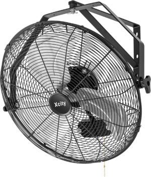 18″ Outdoor Wall Mount Fan, I...