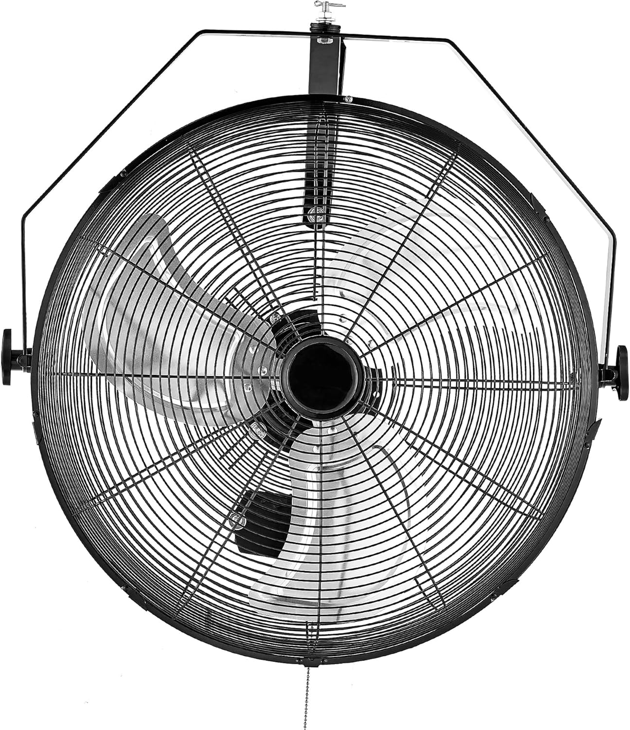 20-Inch Industrial Wall-Mounted Fan, High Airflow 4650 CFM Indoor Fan with Adjustable 3 Speeds, Durable Motor and Aluminum Blades for Garage, Workshop, Warehouse, Greenhouse - Image 9