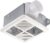 Tech Drive Very-Quiet 70 CFM, 2.0 Sone Bathroom Ventilation and Exhaust Fan (70CFM New Version)