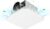 Bathroom Exhaust Fan, 110 CFM 1.0 Sone Quiet Bathroom Fan, Ceiling Mount Ventilation Fan for Home/Office/Hotel, 26W Energy-Saving Bathroom Vent Fan, Square, White