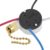 Ceiling Fan Switch Zing Ear ZE-208s E89885 3 Speed 4 Wire Pull Chain Switch Fan Light Switch Replacement Part with 4 Pre-Installed Wires(Brass Chain)