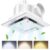 FASDUNT Bathroom Exhaust Fan with Light, 120 CFM 1.0 Sones Bathroom Fan with Light Combo, Dimmable LED 3000K/4000K/5000K Selectable for Home Bath Office Hotel