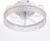 Ceiling Fan with Lights and Remote, 32cm Low Profile Ceiling Fans with Lights, Fandelier Ceiling Fan Light,DC Quiet Motor,3000K-6000K Dimmable,Modern Flush Mount Ceiling Fan for Modern Indoor Bedroom