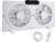 BEYOND BREEZE Twin Window Fan with Reversible Airflow, 9-Inch Window Fan with Remote Control and 3 Speeds, Expandable Window Exchaust Fans for Home Bedroom
