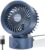 USB Desk Fan Small Quiet, Stepless Speed Flexible Adjust Mini Fans for Home Office Dorm Desktop, Portable Travel Fan Personal Cooling, Plug In USB Powered, Black
