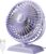 JZCreater USB Desk Fan, USB Fan Mini, 360 Rotation Desktop Fan with 3 Speed, Table Personal Cooling Fan, Quiet Mini Desk Fan, USB Powered, Small Fan for Home Office Bedroom Car Travel, Purple