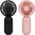Mini Portable Fan – Handheld Fan, 2 Pack USB Rechargeable Personal Fan, Battery Operated Lightweight Small Makeup/Pocket Fan with 3 Speeds for Stylish Girl Boys Women Men Office Outdoor Travel